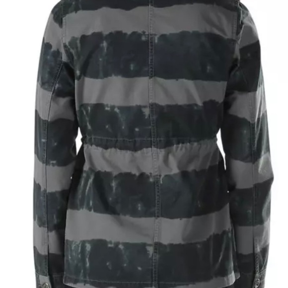 Vans ladies jacket. Grey striped tie dye style size small - Picture 2 of 12